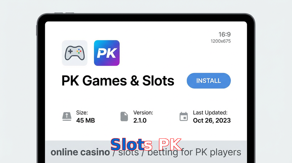 Game list for Slots PK gameapk section
