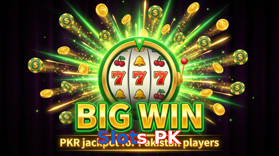Big win animation on Slots PK slot game