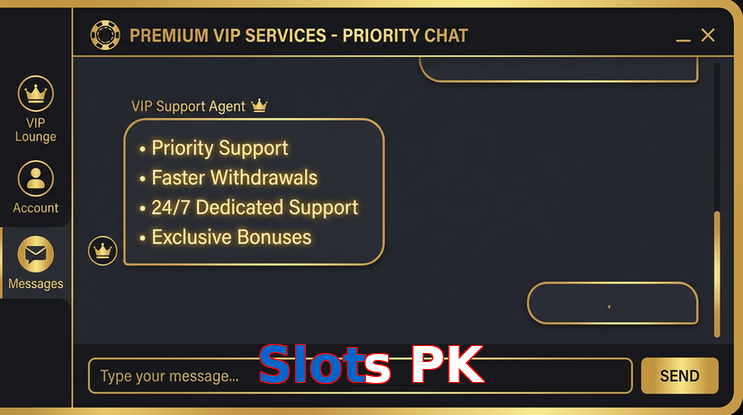 Payment and PKR controls in Slots PK